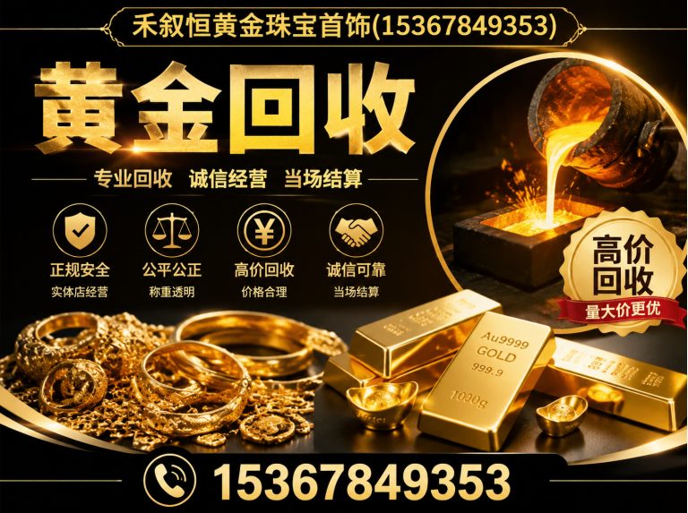 新北区黄金回收展示图